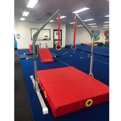 China Kid training at gymnastic club  High quality wooden gymnastic ring for kids wood gym ring gymnastic equipment for sale for sale