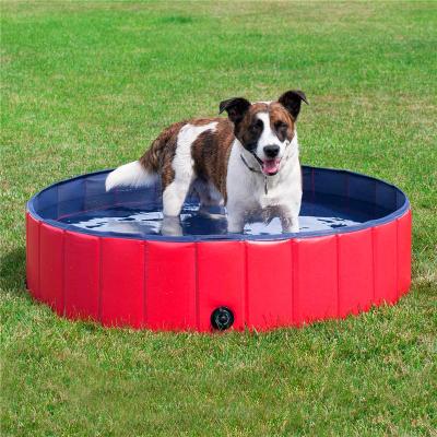 China Factory Price Viable Foldable Outdoor Portable Pet Swimming Pool Pet Bath Tub for Dog and Cat for sale