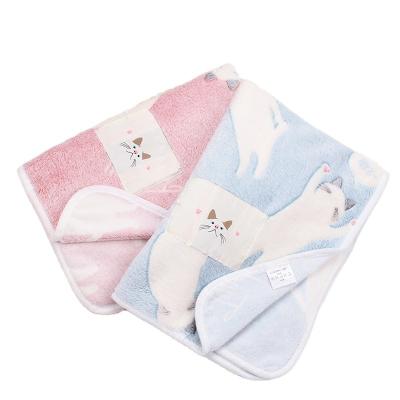 China Anti-static Super Soft Customized Blanket Thickened Cartoon Coral Velvet Baby Blanket Digital Printing Flannel Fleece Blanket for sale