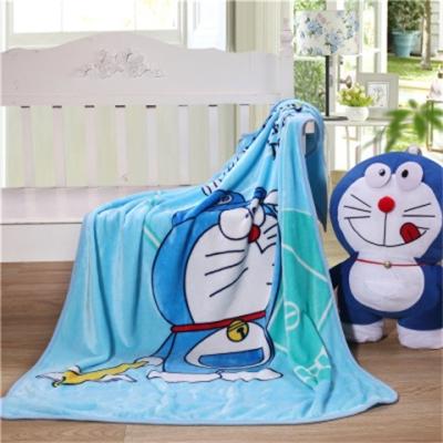 China Summer Snooze Coral Baby Blanket Baby Pile Blanket Single Layer Blanket Viable Border Children's Flannel for sale