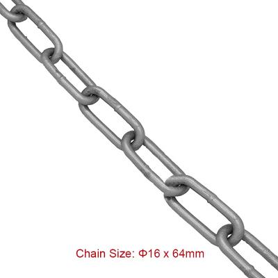 China Conveyor Chain SCIC Fishing Chains 16*64mm DIN763, DIN764, DIN766 Aquaculture Mooring Chain for sale