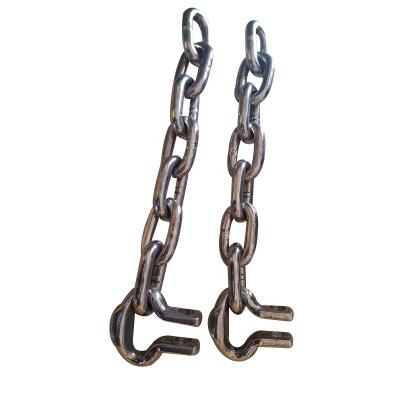 China Chain Lift Best Quality Low Price Conveyor Chain Hooks And Connectors Alloy Steel Group Tow Chain Hook for sale