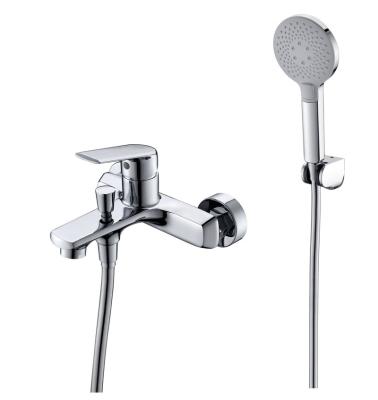 China With Hose Modern Luxury ABS Shower Multifunctional 1.5m Stainless Steel Hand Held Bathtub Faucet for sale