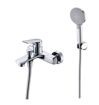 China With Hose Direct Luxury ABS Slide Bar Factory Stainless Steel Shower Multifunctional Handheld Bathtub Faucet for sale