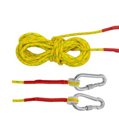 China Customized Multifunctional Heavy Duty Outdoor Wear Resistant Rescue Rescue Braided Climbing Ropes for sale