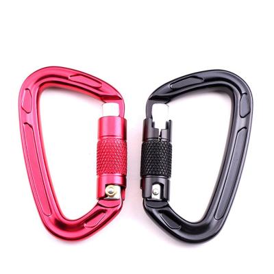 China Activity Camping Autumn Protection Carabiner Snap Hook Metal Outdoor Climbing Climbing Clips Locking Carabiners Hooks for sale