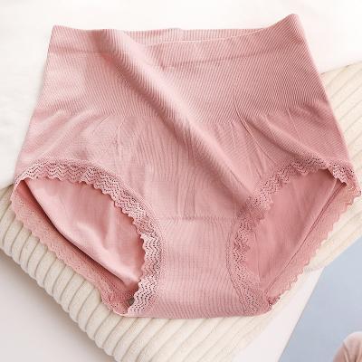 China Comfortable Seamless Women's Underwear Cotton Hip Waist Tummy High Waist Antibacterial Women Underwear for sale