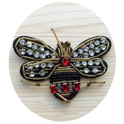 China China Supplier Rhinestone Applique Brooch Rhinestone Transfer Patch Rhinestone Famous Handmade Applique Embroidery for sale