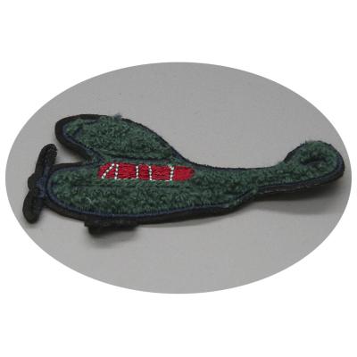 China OEM 3D Factory Letter For Custom Apparel Chenille Patches No Minimum Towel Logo Embroidery for sale