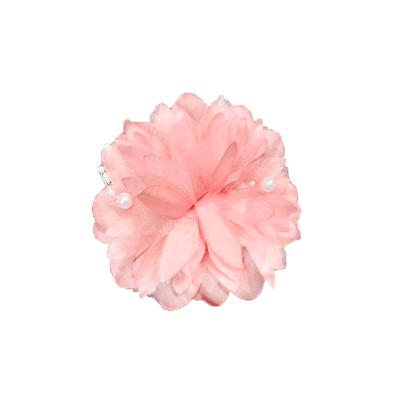 China Decorative Artificial Flowers Flower Cheap Pink Garment Dressing Accessories Chiffon Accessories for sale