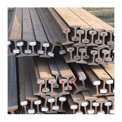 China Indian standard train rail ISCR80 ISCR100 ISCR120 steel rail 55Q/U71Mn high speed railway track materials for sale