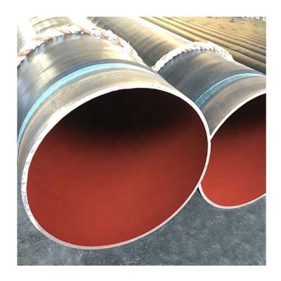 China External 3 Layer Polyethylene/3PE Coated and Internal Epoxy/FBE  Coated Pipe Anti Corrosion Coating Seamless Carbon Steel Pipe for sale