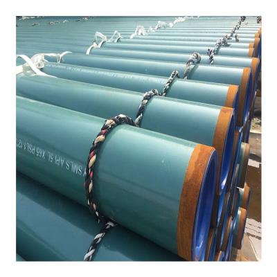 Cina API 5L Cinese Top 5 produttore di tubi di acciaio Fusion Bonded Epoxy Resin Coating 24 Inch FBE Coated Steel Pipe in vendita