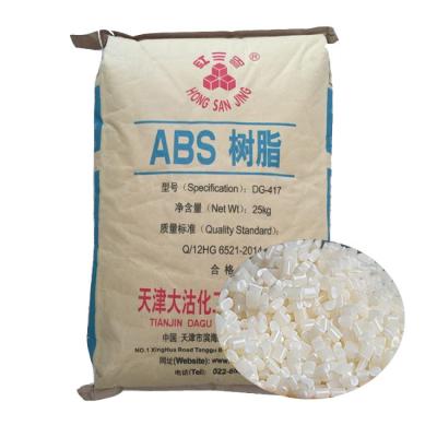 China Tianjin DAGU ABS DG-417 Plastic Injection Mold Grade ABS Granules Virgin for sale