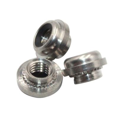 China Heavy industry factory customized high quality ss304 stainless steel self locking nuts round shoulder nut for sale