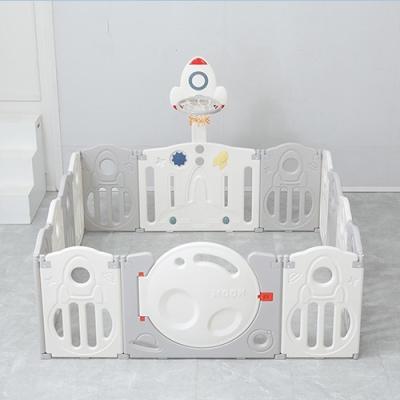 China Space Theme foldable Baby Playpen Grey for sale