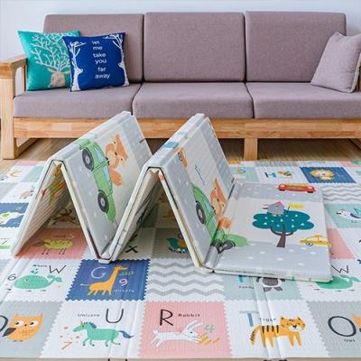 China XPE Foldable Kids Play Mat Soft Educational Newbor for sale