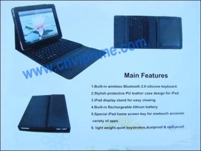 China Bluetooth Laptop Keyboard With Leather Case For 10 Inch IPad Keyboard for sale