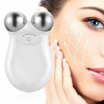 China Wrinkle Remover Mini Anti Aging Face Lift Up Skin Tighten Firming EMS Microcurrent Facial Skin Toning Device for sale