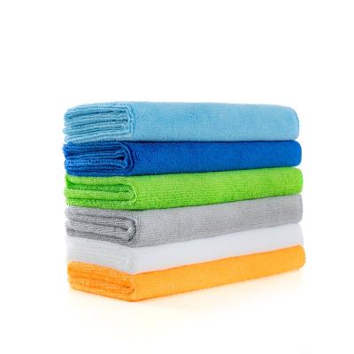 China High Quality Coral Disposable Microfiber Towel Car Wash Detailing Towel Fleece 300gsm Detailing Towel for sale
