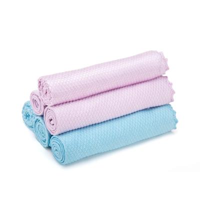 China Stock Eco Friendly Microfiber Kitchen Towel Kitchen Dish Towel Cotton Dish Sustainable for sale