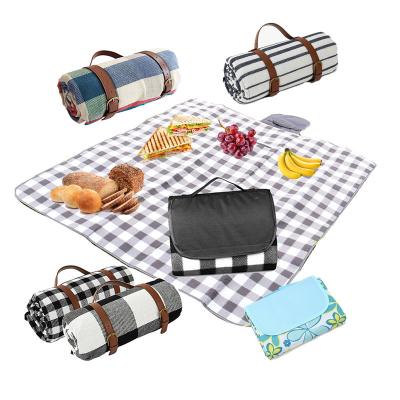 China Custom Multi-Person Picnic Mat Thick Roll Large Padded Outside Foldable Waterproof Picnic Blanket For Outdoor Picknick Beach for sale