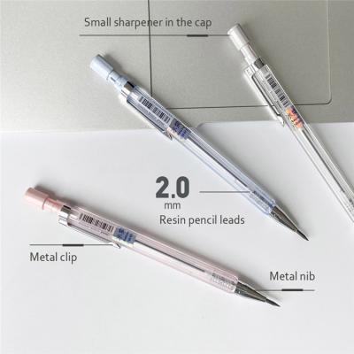 China Wholesale Metal Plastic Cheap Mechanical Pencil Thin Automatic Pencil For School Children for sale