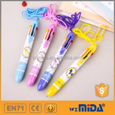 China office & School pen 8 colors ballpoint pen promotional retractable pen 8 in 1 ballpoint pen wholesale MD-D5005 for sale