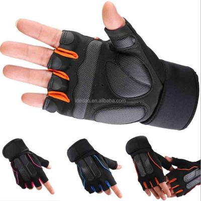 China Stairs clothSilica Gel Training Fitness Half Finger Slip-Resistant Gloves For Men And Women Exercise Half Finger Gloves for sale