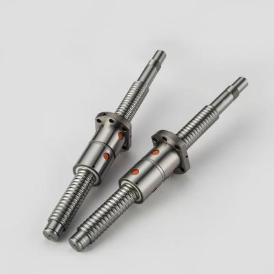 China Construction material shops high precision DFU 3205 double nut ball screw with nut for linear actuator for sale