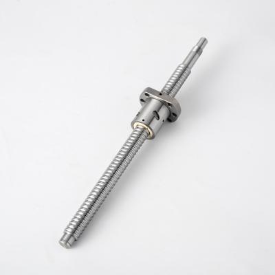 China CNC Machining Parts CNC Ball Screw C5 Grade Grinded Ball Screw 25mm SFU2505 With Ball Screw End Support for sale