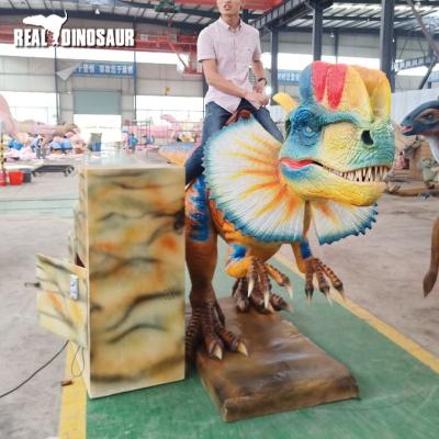 China Amusement Park Kids Funny Fun Interactive Dinosaur Ride For Sale for sale