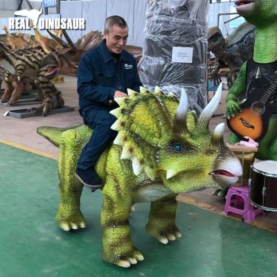 China Amusement Park Dinosaur Animatronic Ride Dinosaur Walking Ride For Amusement Park for sale