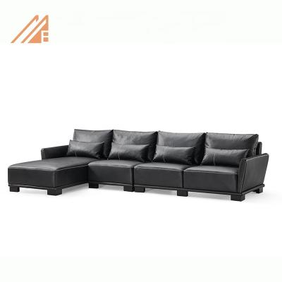 China Removable Living Room Furniture Sofa Set Cover Faux Leather Fabric Sectional Sofa for sale