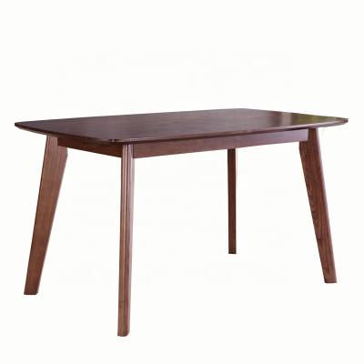 China Modern Solid Wood Furniture Ash Wooden Dining Simple Designs Restaurant Room Nordic Solid Table for sale