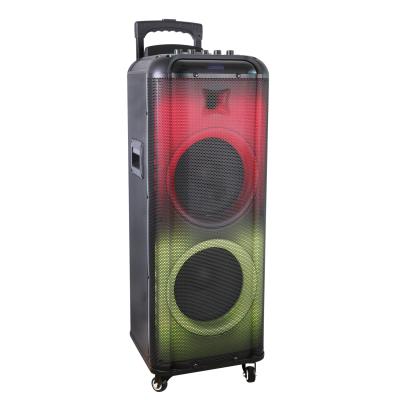 China 2021 High Power PORTABLE DJ Party 12v Powered Flash Speaker With Fire Effect for sale