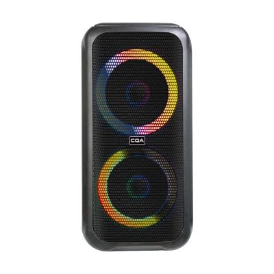 China CQA new wireless jb l lit 8inch speakers wireless quran blutooth speaker outdoor sound speaker with lights for sale