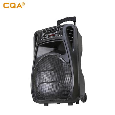 China CQA PORTABLE 2019 New 12 Inch Trolley PA Speaker System Speaker Cabinet New With Big New Low Model for sale