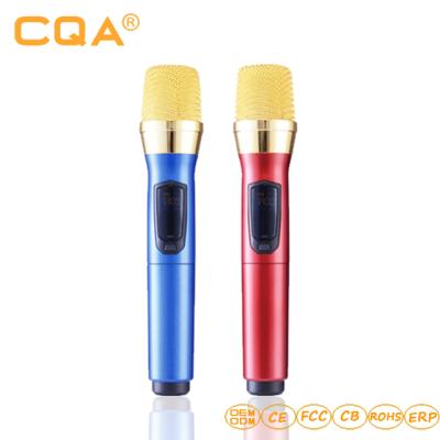 China Perfect CAQ sound magic sing along professional karaoke microphone VHF wireless microphone skype for sale