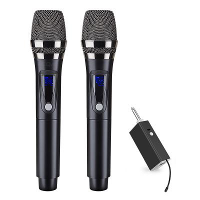 China Rechargeable ktv performance microphone USB FM segment UHF wireless microphone CQA professional for karaoke for sale