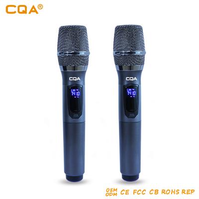 China USB Jack Charging 2019 CQA New Private Model Battery Operated Chinese Wireless Microphone for Conference/Karaoke System for sale