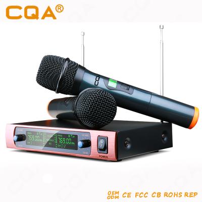 China Handheld professional wireless microphone ktv wireless microphone for conference system for sale