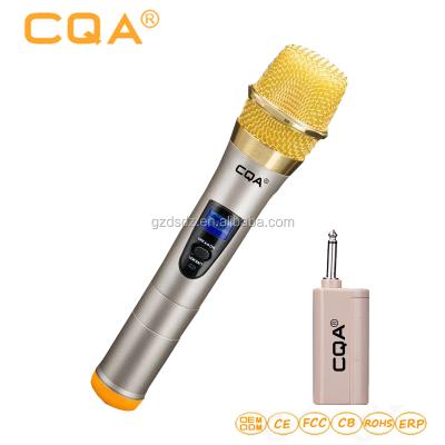 China Perfect Hot Selling Noise CQA UHF Mutifuciton Wireless Microphone for sale