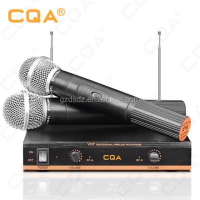 China Microphone Factory Perfect Professional Portable Noise CAQ UHF Wireless Handheld Microphone for sale