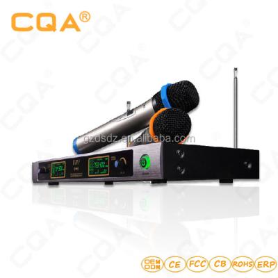 China Perfect Sound CAQ 2.4G Digital Wireless Microphone, Dual Channels Wireless Microphone, Dual Handheld Wireless Microphone for sale