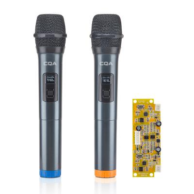 China OEM Handheld Cheap Price Factory Microphone CQA Wireless Microphone With PCB Board For Speaker for sale