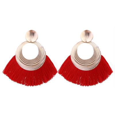 China Fashion Earrings Bohemian Women Shape New Gold Charm Tassel Earrings For Women Custom Jewelry Factory Wholesale for sale