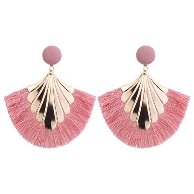 China Fashion Bohemian Latest Christmas Women's Gold Vintage Jewelry Creative Stud Tassel Earrings For Women for sale