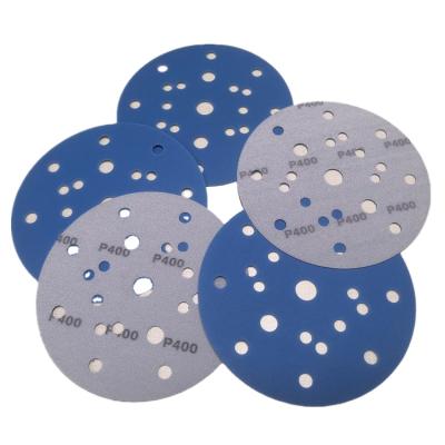 China Remove Small Dust Product 150mm Velcro Discs Emery Metal Film Base Discs Hot Selling Sanding Standard Package for sale