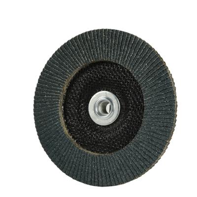 China Vehicle 5inch Good Quality Fiberglass Backing Zirconia Aluminum Fin Disc Abrasive Grinding Cutting Disc for sale